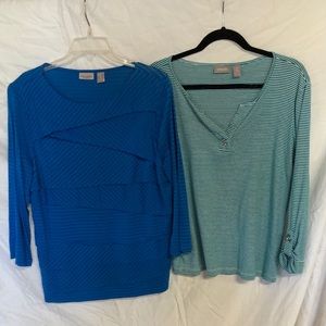 Chicos, Lot of 2, Size 2 Shirts